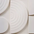 Obraz 3d z reliefem Catalina 60x60, biały - Atmosphera