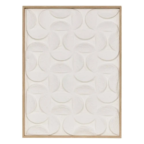 Biały obraz 3D Kailani 60x80 - Atmosphera