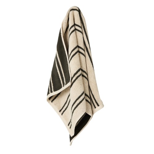 Tureckie ręczniki frotte w paski 50x100, 2 szt - Andersen Furniture