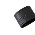 Obrączki na serwetki ze skóry naturalnej bawolej Camou Black, 4 sztuki - Muubs