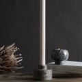 Minimalistyczne świeczniki marmurowe Vita Seagrass, 2 szt - Muubs