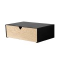Półka wisząca z szufladą Keep, czarna - Andersen Furniture