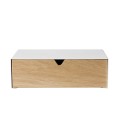 Półka wisząca z szufladą Keep, biała - Andersen Furniture