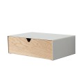 Półka wisząca z szufladą Keep, biała - Andersen Furniture