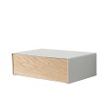 Półka wisząca z szufladą Keep, biała - Andersen Furniture