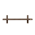 Półka drewniana Treat Single 50x12x11, Smoked - Andersen Furniture