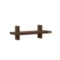 Półka drewniana Treat Single 34x12x11, Smoked - Andersen Furniture