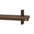 Półka drewniana Treat Single 34x12x11, Smoked - Andersen Furniture