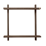Półka drewniana Treat Double 50x12x50, Smoked - Andersen Furniture