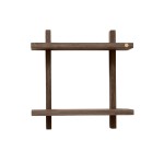 Półka drewniana Treat Double 34x12x34, Smoked - Andersen Furniture