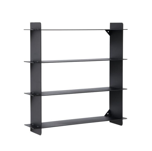 Półka ze stali Division 45x45x10, czarny mat - Andersen Furniture