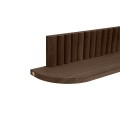 Wąska półka drewniana designerska Pillar 78x15x12, Smoked - Andersen Furniture