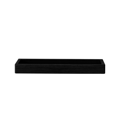Wąska półka drewniana Sleek Shelf Beech 32, czarna - Andersen Furniture