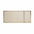 Tablica na notatki Nouveau Pin 27x62,  Brass Canvas - PLEASE WAIT to be SEATED