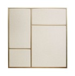 Tablica na notatki Nouveau Pin 62x62, Brass Canvas - PLEASE WAIT to be SEATED