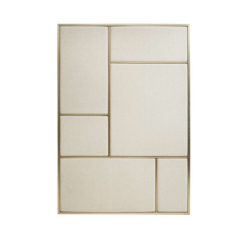 Tablica na notatki Nouveau Pin 89x62,  Brass Canvas - PLEASE WAIT to be SEATED