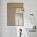 Tablica na notatki Nouveau Pin 89x62,  Brass Canvas - PLEASE WAIT to be SEATED