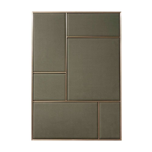 Tablica na notatki Nouveau Pin 89x62, Brass Oyster grey - PLEASE WAIT to be SEATED