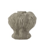 Świecznik na świecę stołową o falistej powierzchni Briar 12, szary - Bloomingville