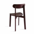 Nowoczesne krzesło drewniane Bondi jesionowe, Fig Purple - PLEASE WAIT to be SEATED