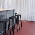 Hoker drewniany Crofton 65, czarny - PLEASE WAIT to be SEATED