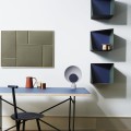 Minimalistyczne krzesło drewniane Spade, Navy Blue - PLEASE WAIT to be SEATED
