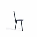 Minimalistyczne krzesło drewniane Spade, Navy Blue - PLEASE WAIT to be SEATED