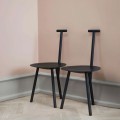 Minimalistyczne krzesło drewniane Spade, Navy Blue - PLEASE WAIT to be SEATED