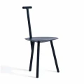 Minimalistyczne krzesło drewniane Spade, Navy Blue - PLEASE WAIT to be SEATED