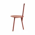 Minimalistyczne krzesło drewniane Spade, czerwone - PLEASE WAIT to be SEATED