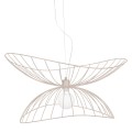 Metalowa lampa wisząca o falującym kształcie Ray 70, Mud - Globen Lighting