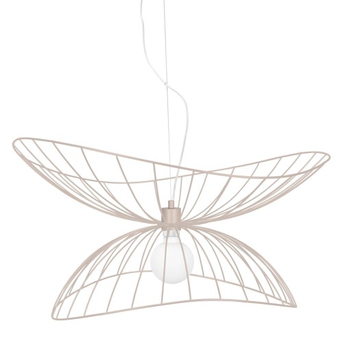 Metalowa lampa wisząca o falującym kształcie Ray 70, Mud - Globen Lighting