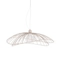 Metalowa lampa wisząca o falującym kształcie Ray 70, Mud - Globen Lighting