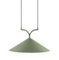 Designerska lampa wisząca Curve 50, zielona - Globen Lighting