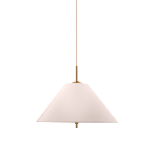 Elegancka lampa wisząca Iris 25, kremowa - Globen Lighting