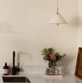 Elegancka lampa wisząca Iris 25, kremowa - Globen Lighting