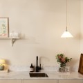 Elegancka lampa wisząca Iris 25, kremowa - Globen Lighting