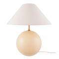 Lampa stołowa kula ze stożkowym kloszem Iris 45, kremowa - Globen Lighting