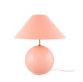 Lampa stołowa kula ze stożkowym kloszem Iris 35, Blush - Globen Lighting