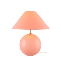 Lampa stołowa kula ze stożkowym kloszem Iris 35, Blush - Globen Lighting