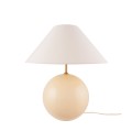 Lampa stołowa kula ze stożkowym kloszem Iris 35, kremowa - Globen Lighting