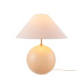 Lampa stołowa kula ze stożkowym kloszem Iris 35, kremowa - Globen Lighting