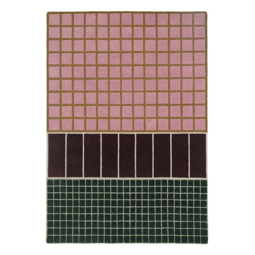 Dywan wełniany ręcznie tkany Baden 200x300, różowy - Finarte