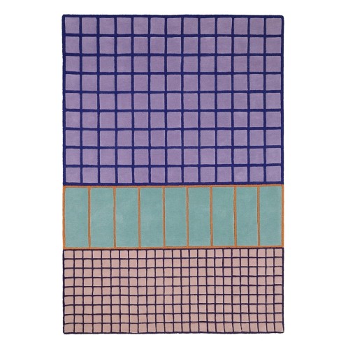 Dywan wełniany ręcznie tkany Baden 170x240, lilac - Finarte