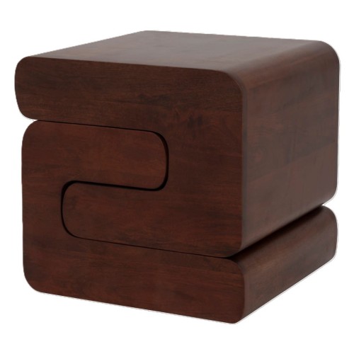 Drewniany stolik boczny Lugn - UNC