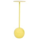 Metalowy stolik boczny, żóty - UNC