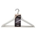 Drewniane wieszaki na ubrania, białe 44,5 cm, 5 sztuk - 5five