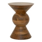 Stolik pomocniczy z drewna mango Lustro - UNC