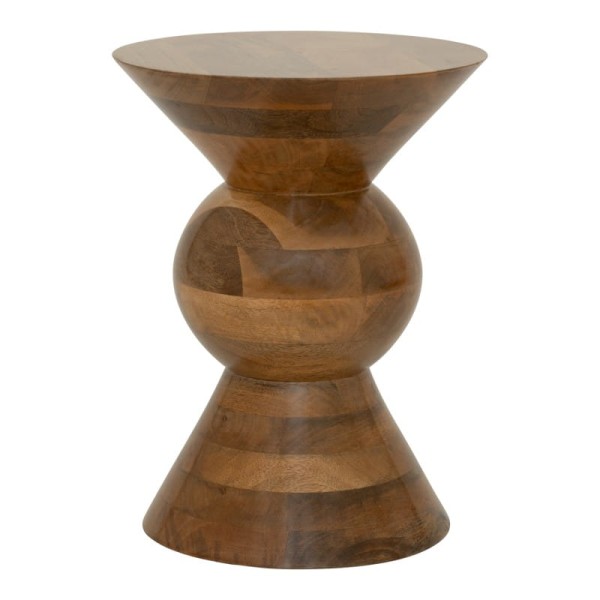 Stolik pomocniczy z drewna mango Lustro - UNC