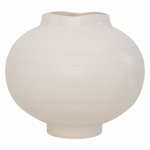 Wazon kula ceramiczny Camila, biały - UNC